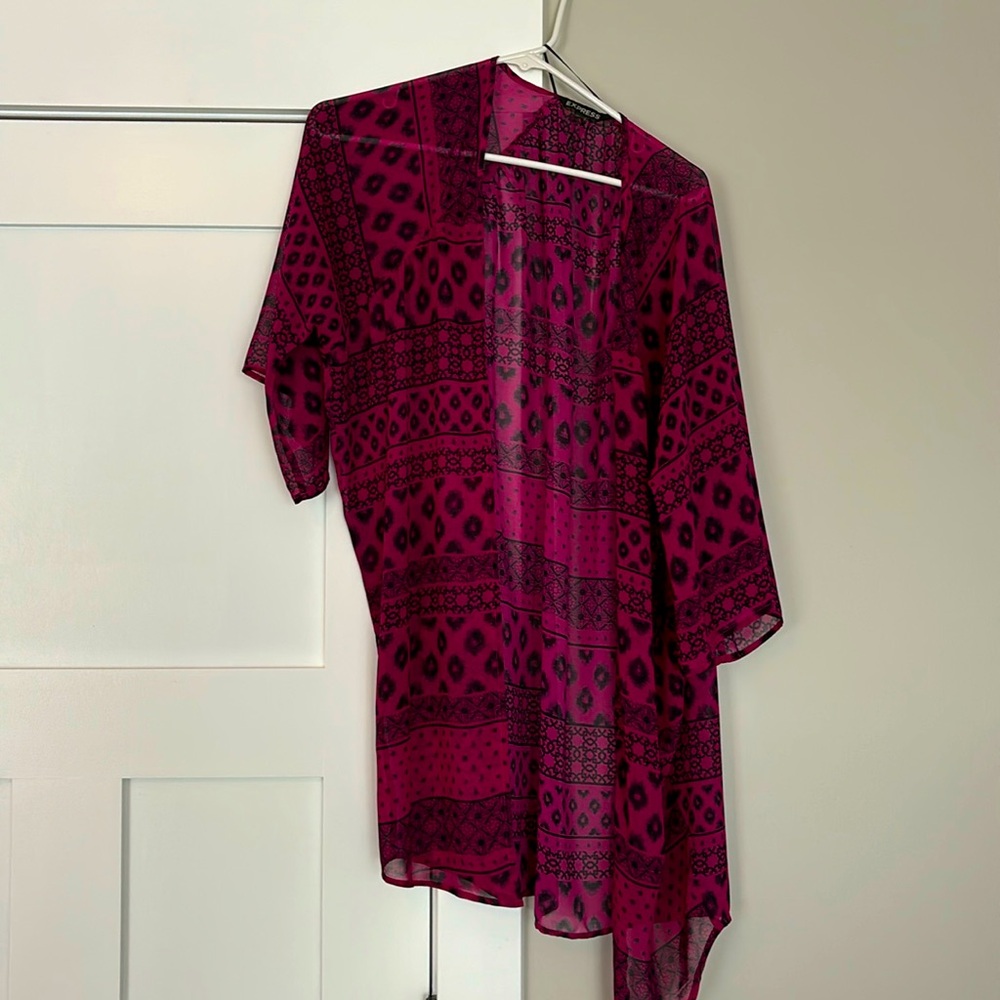 Express Purple Kimono